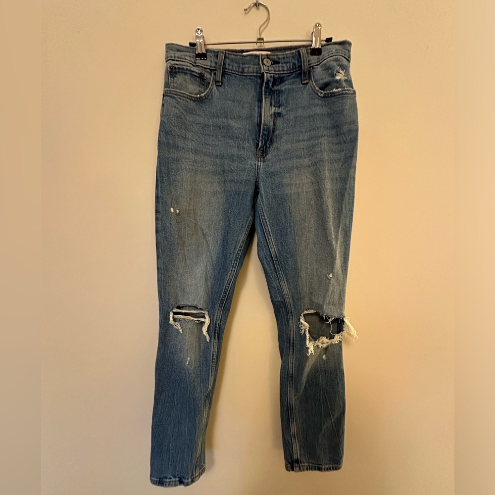 Abercrombie and ditch skinny straight jeans size 27